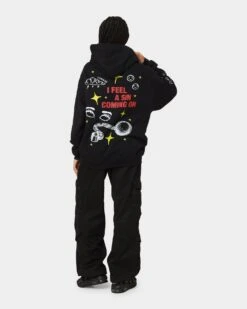 Rats Get Fat Sinners Hoodie Black -Mitchell & Ness Shop 02039980 YB001 womens 0080