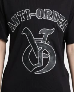 The Anti Order Antidote Symmetry T-Shirt Black -Mitchell & Ness Shop 02039991 YB001 womens 0030