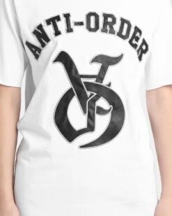 The Anti Order Antidote Symmetry T-Shirt White -Mitchell & Ness Shop 02039991 YW100 womens 00030