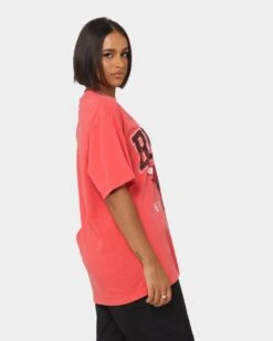 Mitchell & Ness Women's XL Arch T-Shirt Faded Red -Mitchell & Ness Shop 02040028 YF428 womens 0050