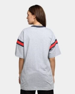 Russell Athletic 70s College T-Shirt Grey Marle -Mitchell & Ness Shop 02040105 YQ163 womens 0040