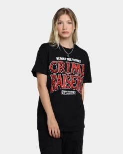 Rats Get Fat Crime Raisers T-Shirt Black