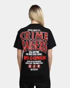 Rats Get Fat Crime Raisers T-Shirt Black -Mitchell & Ness Shop 02040130 YB001 womens 0050