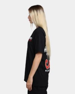 Rats Get Fat Don't Bark T-Shirt Black 7 Rats Get Fat Don't Bark T-Shirt Black -Mitchell & Ness Shop 02040131 YB001 womens 0060