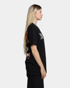Rats Get Fat Funeral Home T-Shirt Black -Mitchell & Ness Shop 02040133 YB001 womens 0060