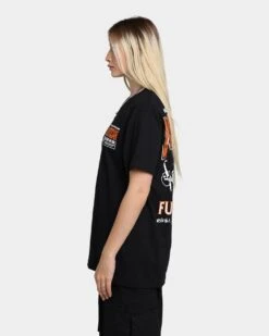 Rats Get Fat Funeral Home T-Shirt Black -Mitchell & Ness Shop 02040133 YB001 womens 0070
