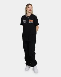 Rats Get Fat Funeral Home T-Shirt Black -Mitchell & Ness Shop 02040133 YB001 womens 0080