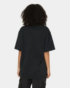 Majestic Athletic Las Vegas Raiders Vintage Sports Graphic T-Shirt Faded Black -Mitchell & Ness Shop 02040167 YB554 womens 0040