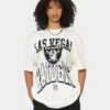 Majestic Athletic Las Vegas Raiders Vintage Sports Graphic T-Shirt Vintage White
