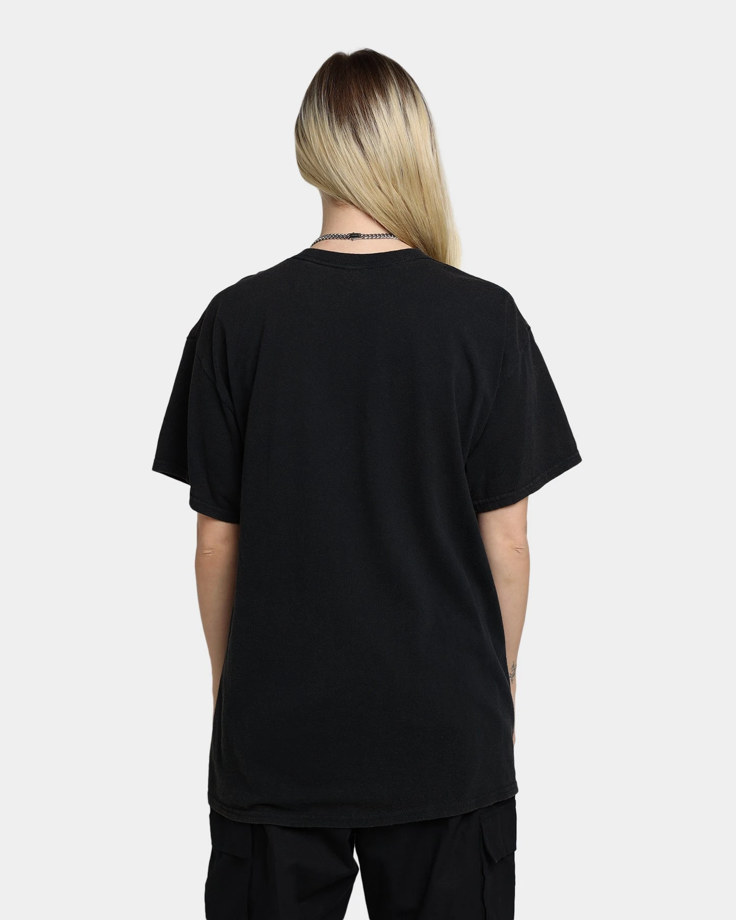 Goat Crew Goat Crew World Champs Vintage T-Shirt Washed Black Goat Crew Goat Crew World Champs Vintage T-Shirt Washed Black -Mitchell & Ness Shop 02040203 YW607 womens 040