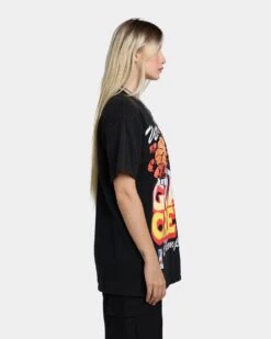 Goat Crew Goat Crew World Champs Vintage T-Shirt Washed Black 6 Goat Crew Goat Crew World Champs Vintage T-Shirt Washed Black -Mitchell & Ness Shop 02040203 YW607 womens 050