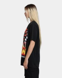 Goat Crew Goat Crew World Champs Vintage T-Shirt Washed Black 7 Goat Crew Goat Crew World Champs Vintage T-Shirt Washed Black -Mitchell & Ness Shop 02040203 YW607 womens 060