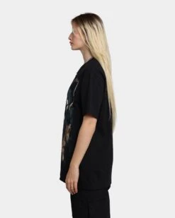 Rats Get Fat Fear The Reaper T-Shirt Black/Gold -Mitchell & Ness Shop 02040482 YB003 womens 0060