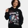 Rats Get Fat Highway To Hell Hoodie Black 1 Rats Get Fat Highway To Hell Hoodie Black -Mitchell & Ness Shop 02040483 YB001 womens 0010