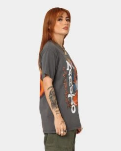 Goat Crew Goat Crew X Naruto Naruto CLR Vintage T-Shirt Charcoal -Mitchell & Ness Shop 02040783 YC300 womens 0060