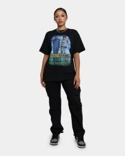 Goat Crew Half Baked Vintage T-Shirt Black Wash -Mitchell & Ness Shop 02040796 YB295 womens 0030