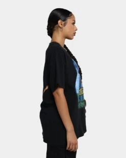 Goat Crew Half Baked Vintage T-Shirt Black Wash -Mitchell & Ness Shop 02040796 YB295 womens 0060