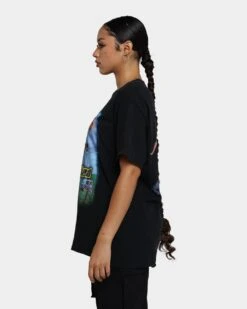 Goat Crew Half Baked Vintage T-Shirt Black Wash -Mitchell & Ness Shop 02040796 YB295 womens 0070