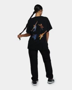 Goat Crew Half Baked Vintage T-Shirt Black Wash -Mitchell & Ness Shop 02040796 YB295 womens 0080