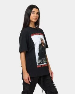 Tupac Eyez On Me Signature Vintage T-Shirt Washed Black -Mitchell & Ness Shop 02040825 YW607 womens 0050