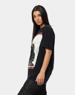 Tupac Eyez On Me Signature Vintage T-Shirt Washed Black -Mitchell & Ness Shop 02040825 YW607 womens 0060