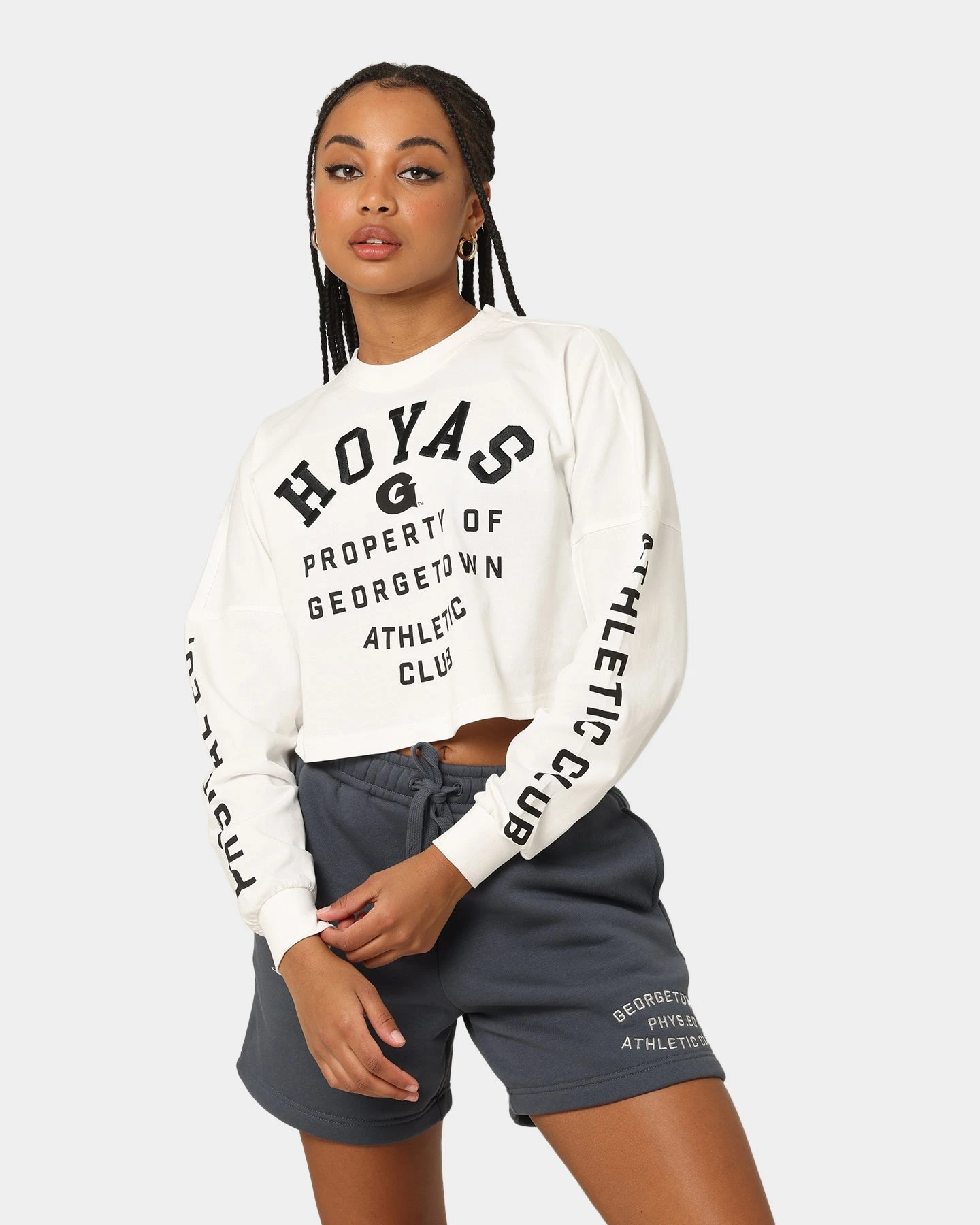 National Collegiate Athletic Association Georgetown Hoyas Women's Athletics T-Shirt Vintage White National Collegiate Athletic Association Georgetown Hoyas Women's Athletics T-Shirt Vintage White -Mitchell & Ness Shop 02040863 YV003 womens 0010