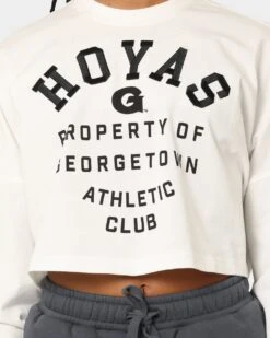 National Collegiate Athletic Association Georgetown Hoyas Women's Athletics T-Shirt Vintage White 4 National Collegiate Athletic Association Georgetown Hoyas Women's Athletics T-Shirt Vintage White -Mitchell & Ness Shop 02040863 YV003 womens 0030