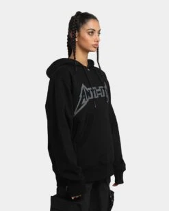 The Anti Order Heavy Metal Hoodie Black -Mitchell & Ness Shop 02040999 YB001 womens 050