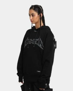 The Anti Order Heavy Metal Hoodie Black -Mitchell & Ness Shop 02040999 YB001 womens 060