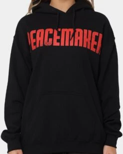 Goat Crew X Peacemaker Peace At Any Cost Hoodie Black 5 Goat Crew X Peacemaker Peace At Any Cost Hoodie Black -Mitchell & Ness Shop 02041007 YB001 womens 0040
