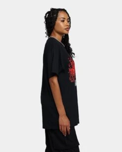 Rats Get Fat Guilty Pleasures Splat T-Shirt Black -Mitchell & Ness Shop 02041021 YB001 womens 0050