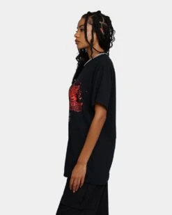 Rats Get Fat Guilty Pleasures Splat T-Shirt Black -Mitchell & Ness Shop 02041021 YB001 womens 0060