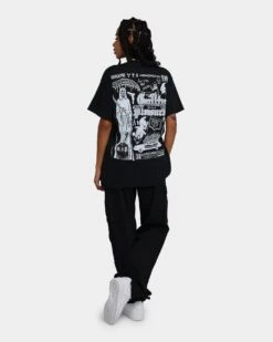 Rats Get Fat Guilty Pleasures T-Shirt Black -Mitchell & Ness Shop 02041022 YB001 womens 0030