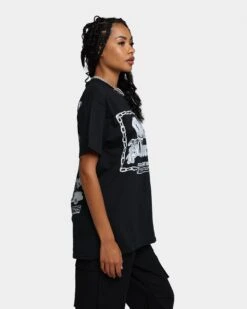 Rats Get Fat Guilty Pleasures T-Shirt Black -Mitchell & Ness Shop 02041022 YB001 womens 0060