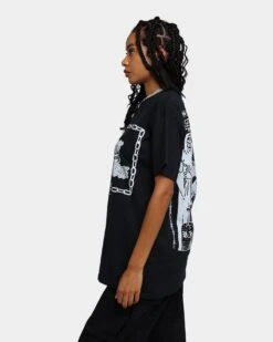 Rats Get Fat Guilty Pleasures T-Shirt Black -Mitchell & Ness Shop 02041022 YB001 womens 0070