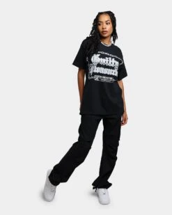 Rats Get Fat Guilty Pleasures T-Shirt Black -Mitchell & Ness Shop 02041022 YB001 womens 0080