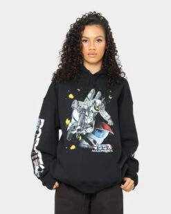 American Thrift X Robotech Macros Saga Hoodie Black