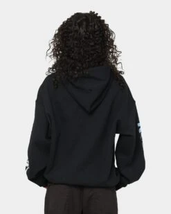 American Thrift X Robotech Macros Saga Hoodie Black -Mitchell & Ness Shop 02041025 YB001 womens 0040