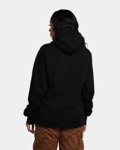 Raised By Wolves Initialism Snap Hoodie Black -Mitchell & Ness Shop 02041031 YB001 womens 0040
