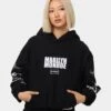Carré X Marilyn Monroe Bold Is Beautiful Hoodie Black 1 Carré X Marilyn Monroe Bold Is Beautiful Hoodie Black -Mitchell & Ness Shop 02041061 YB001 womens 0010