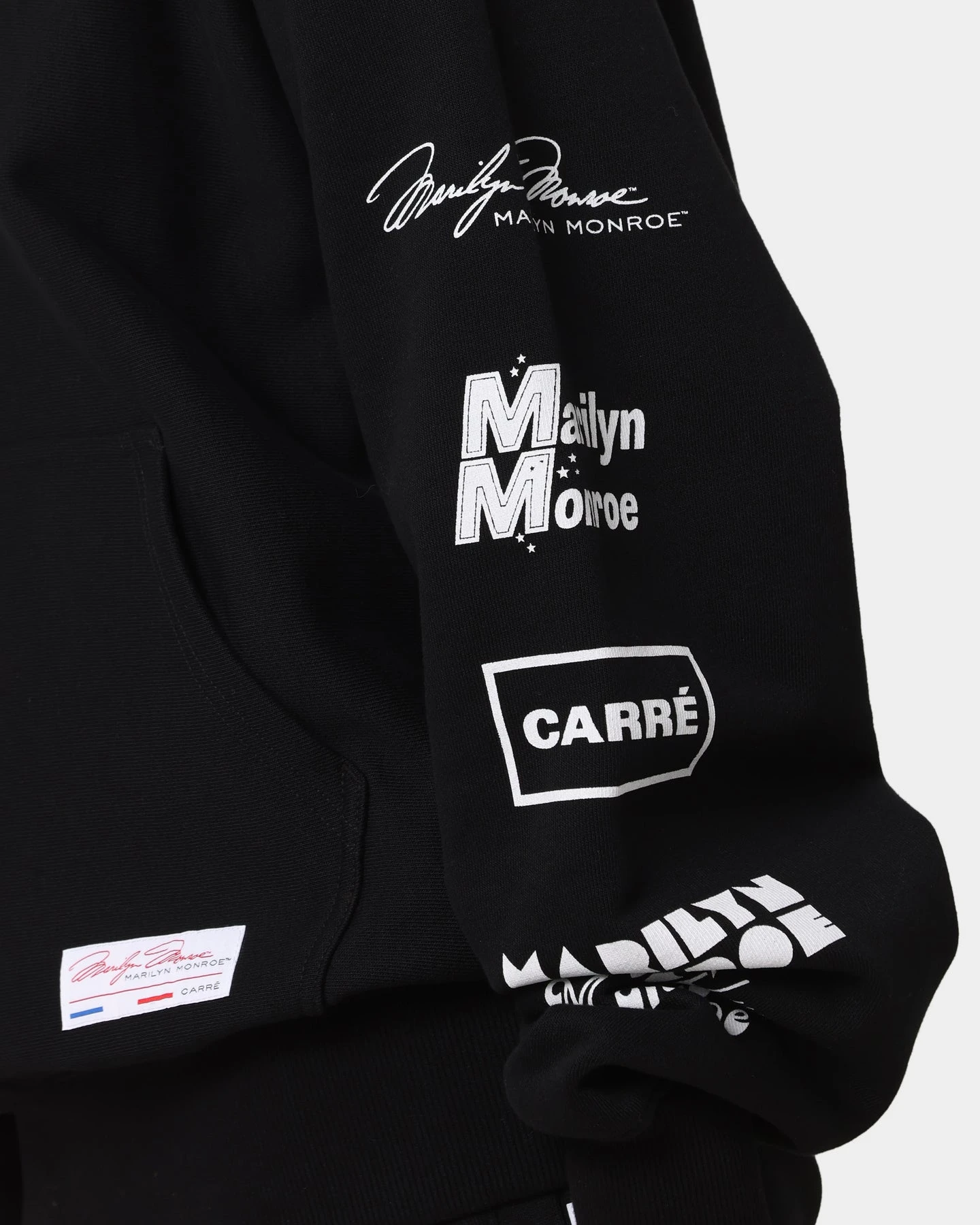 Carré X Marilyn Monroe Bold Is Beautiful Hoodie Black Carré X Marilyn Monroe Bold Is Beautiful Hoodie Black -Mitchell & Ness Shop 02041061 YB001 womens 00100