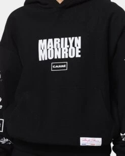 Carré X Marilyn Monroe Bold Is Beautiful Hoodie Black 5 Carré X Marilyn Monroe Bold Is Beautiful Hoodie Black -Mitchell & Ness Shop 02041061 YB001 womens 0040