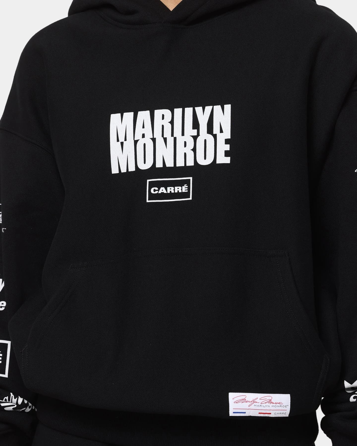 Carré X Marilyn Monroe Bold Is Beautiful Hoodie Black Carré X Marilyn Monroe Bold Is Beautiful Hoodie Black -Mitchell & Ness Shop 02041061 YB001 womens 0040