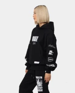 Carré X Marilyn Monroe Bold Is Beautiful Hoodie Black 8 Carré X Marilyn Monroe Bold Is Beautiful Hoodie Black -Mitchell & Ness Shop 02041061 YB001 womens 0070