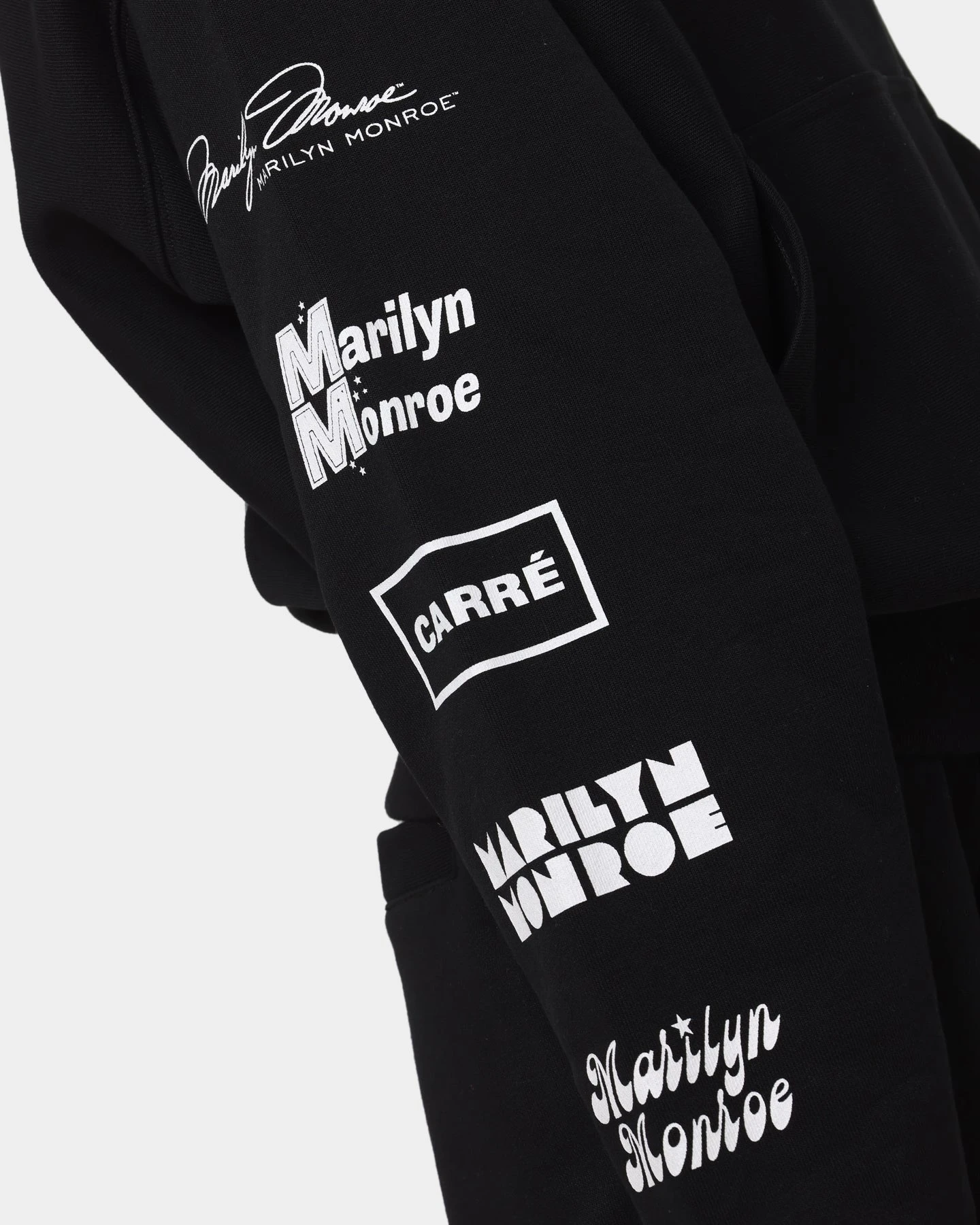 Carré X Marilyn Monroe Bold Is Beautiful Hoodie Black Carré X Marilyn Monroe Bold Is Beautiful Hoodie Black -Mitchell & Ness Shop 02041061 YB001 womens 0090