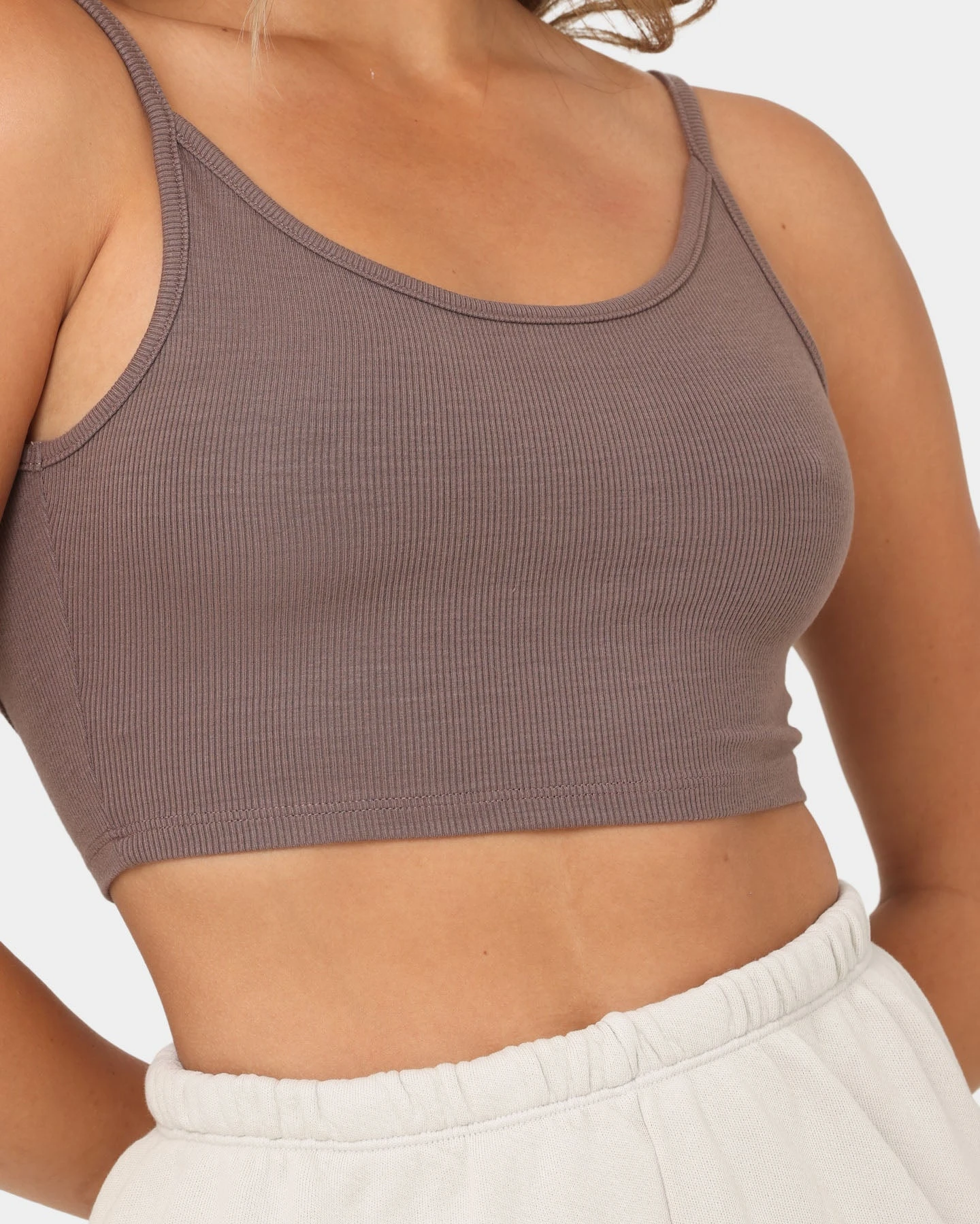 Joah Brown Women's Low Back Crop Cami Mauve Joah Brown Women's Low Back Crop Cami Mauve -Mitchell & Ness Shop 02041153 YM137 womens 040