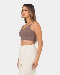 Joah Brown Women's Low Back Crop Cami Mauve 8 Joah Brown Women's Low Back Crop Cami Mauve -Mitchell & Ness Shop 02041153 YM137 womens 070