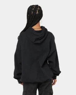 American Thrift X Daria Sick Sad World Vintage Hoodie Black Wash -Mitchell & Ness Shop 02041195 YB295 womens 0040