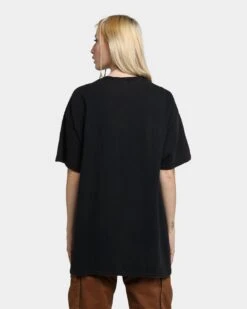 Rats Get Fat Cry For Help Vintage T-Shirt Black Wash -Mitchell & Ness Shop 02041242 YB295 womens 0040