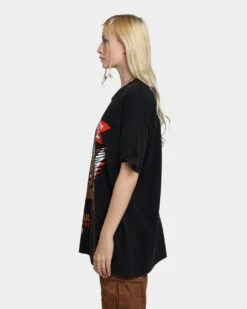 Rats Get Fat Rise Above Vintage T-Shirt Black Wash -Mitchell & Ness Shop 02041246 YB295 womens 0060